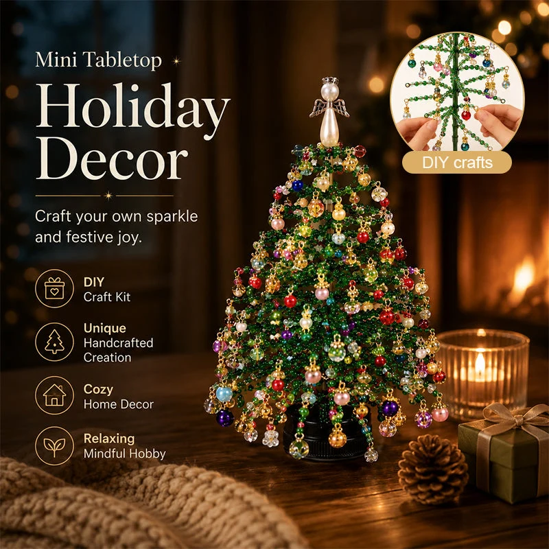 🎄✨ DIY Beaded Christmas Tree Kit