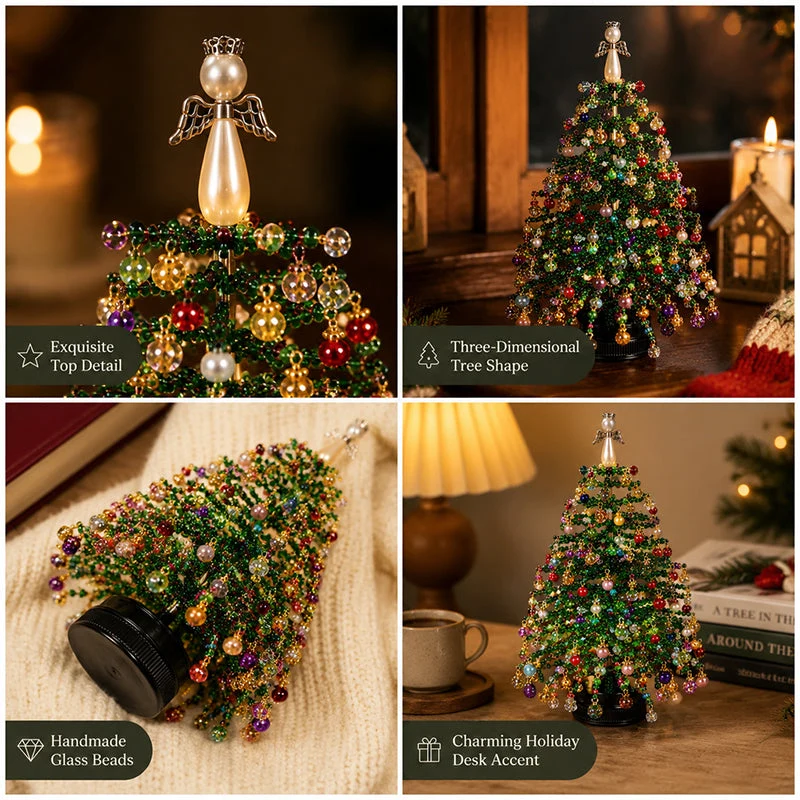 🎄✨ DIY Beaded Christmas Tree Kit