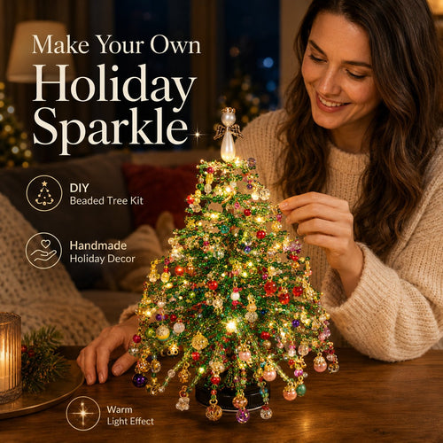 🎄✨ DIY Beaded Christmas Tree Kit