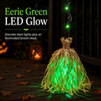 🧹 Animated Light-Up Walking Halloween Broom Decor