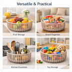 🍎 Fruit storage basket with mesh design to prevent flies and insects. 🧺🍇