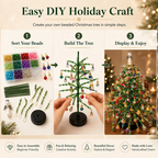 🎄✨ DIY Beaded Christmas Tree Kit